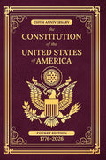 The Constitution of the United States — Pocket Edition (Maroon) + Free 10-Hour Audiobook & Founding Documents eBook