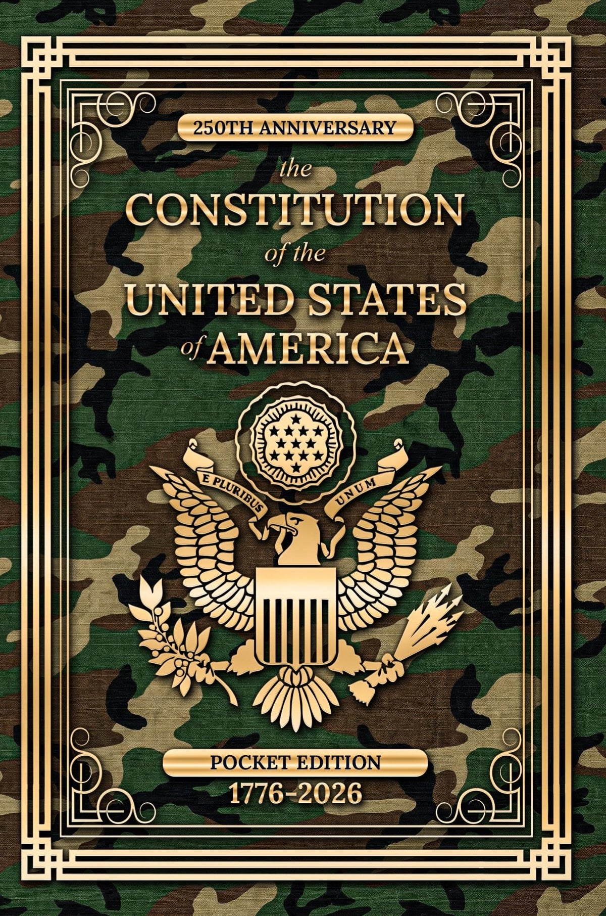 The Constitution of the United States — Pocket Edition (Camouflage) + Free 10-Hour Audiobook & Founding Documents eBook