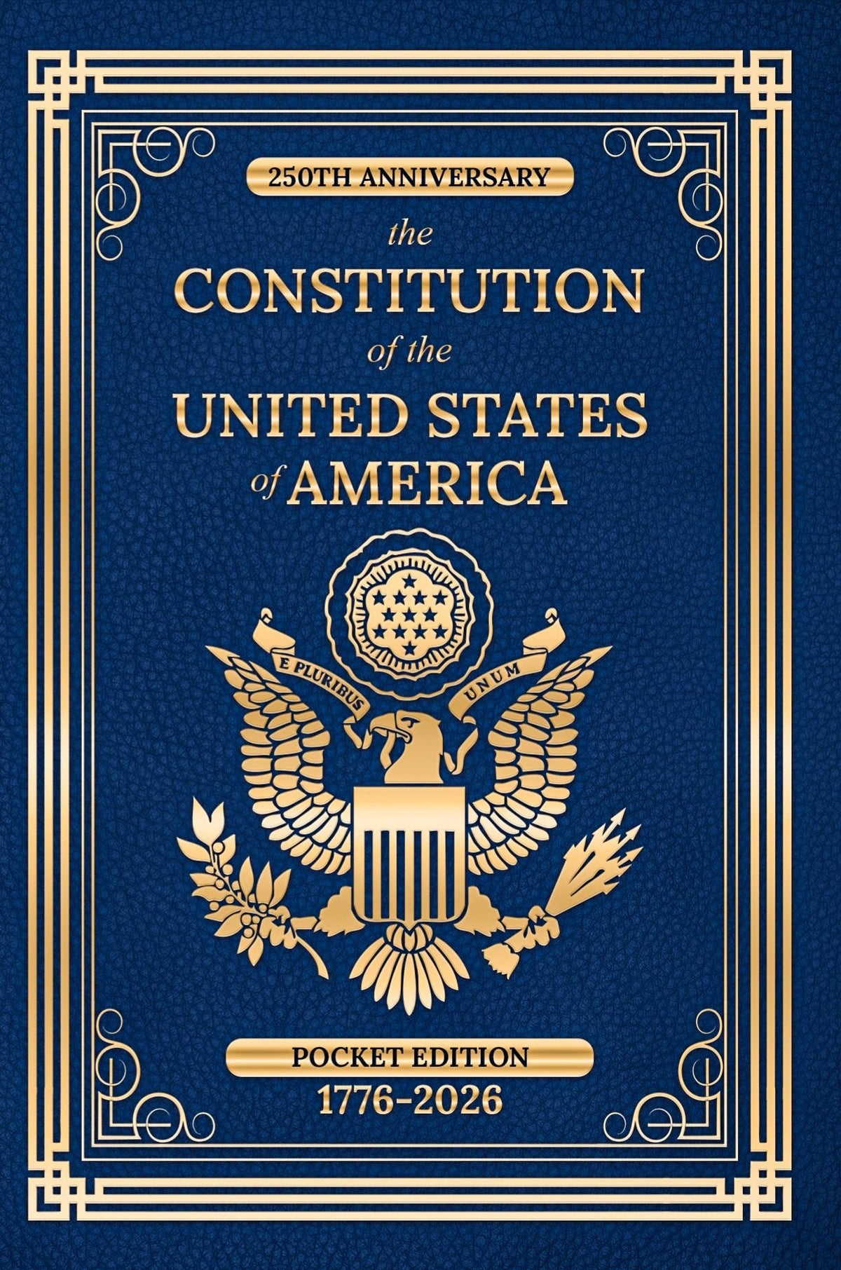 The Constitution of the United States — Pocket Edition (Navy Blue) + Free 10-Hour Audiobook & Founding Documents eBook